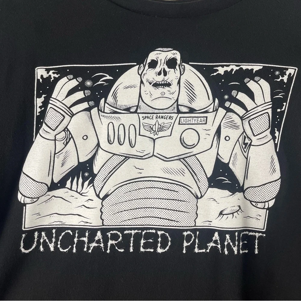 Gladracket Large Zombie Buzz Toy Story Horror Graphic Tee Shirt Cartoon